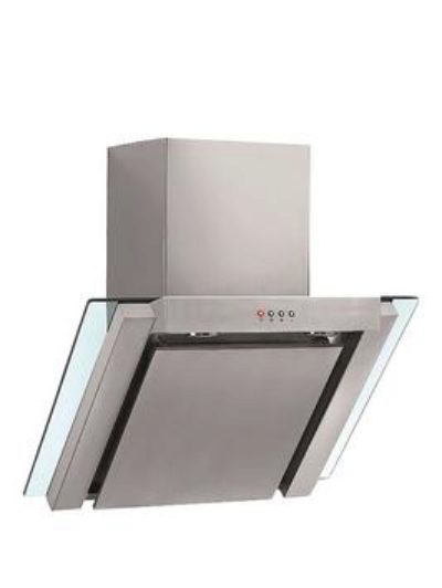 Baumatic Be600Gl 60 Cm Chimney Hood - Stainless Steel/Glass